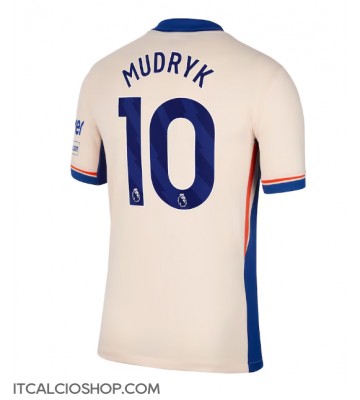 Chelsea Mykhailo Mudryk #10 Seconda Maglia 2024-25 Manica Corta